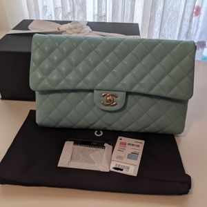 *SOLD* Chanel Tiffany Blue Clutch